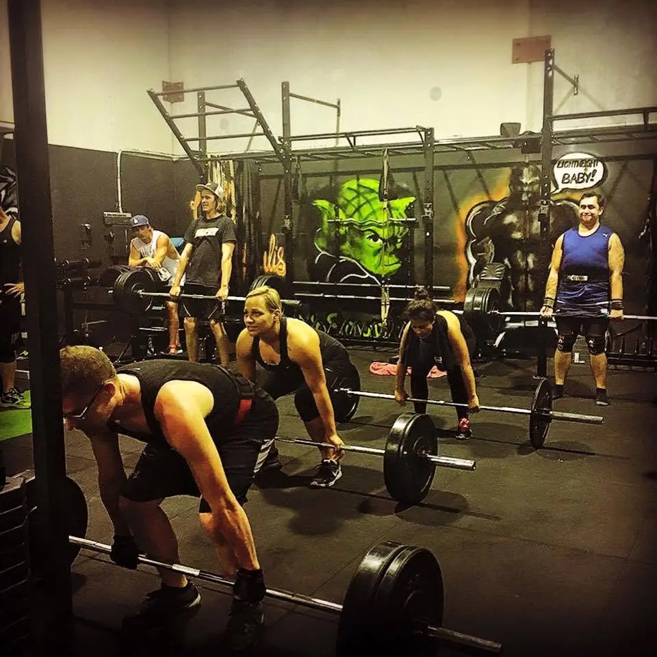 Xtreme Athlete clients completing a coached strength session
