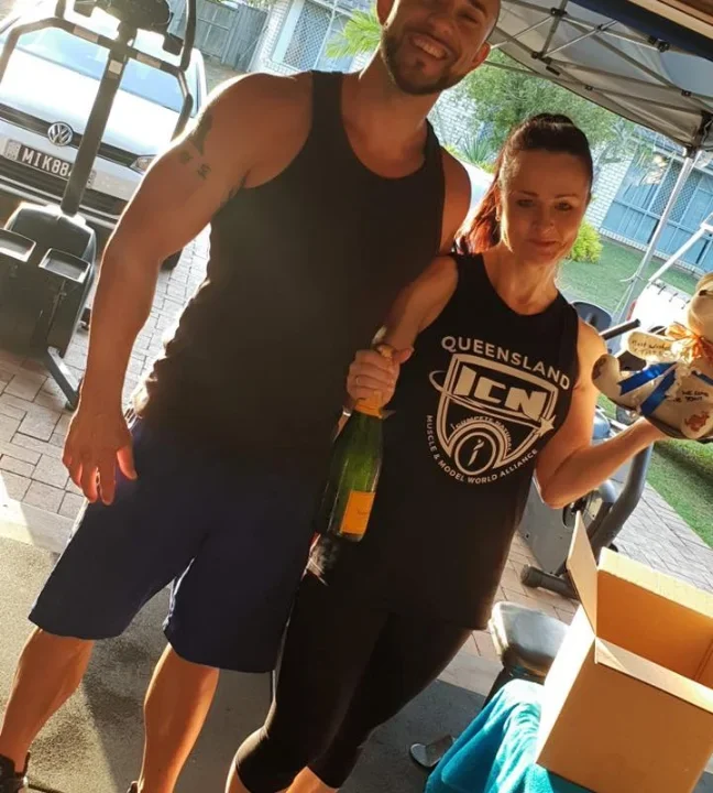 Nikolai and Lisa celebrating her time with Xtreme Athlete